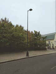 street lamp in the city