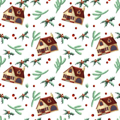 seamless pattern for Christmas products