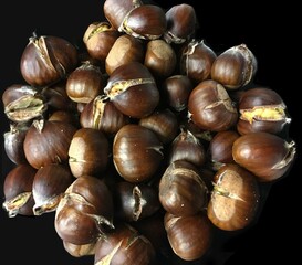 Châtaignes grillées