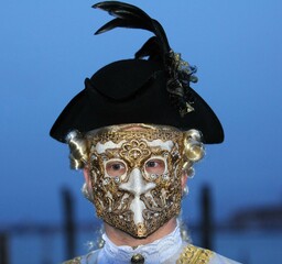 masque au carnaval de Venise Italie	