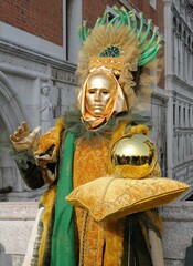 masque au carnaval de Venise Italie	