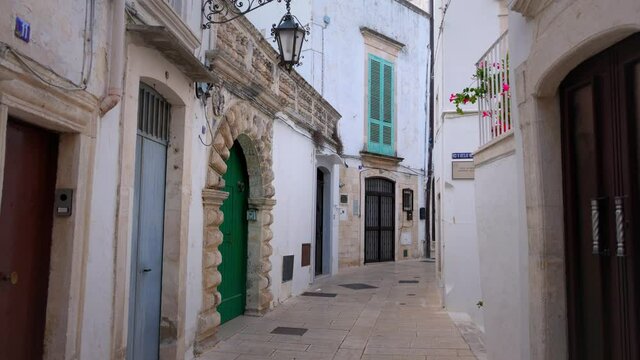 Historic city center of Martina Franca in Italy - travel photography
