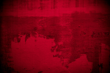 Old wall texture cement black red  background abstract dark color design are light with white gradient background.