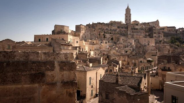 The ancient buildings of Matera in Italy - the cultural capital of Europe - travel photography