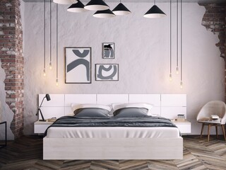 interior of a bedroom