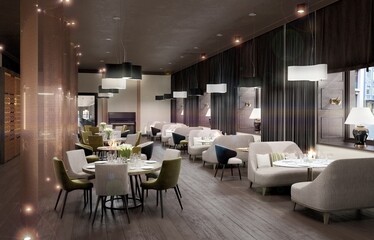 interior of restaurant