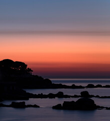 Sunrise over the sea