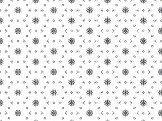 black and white graphic in seamless pattern style for fabric