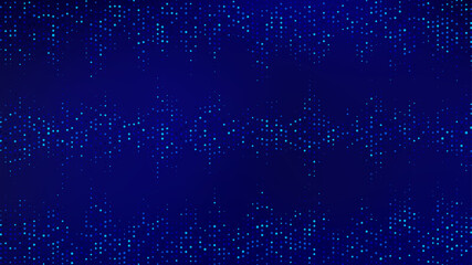 Abstract blue background with abstract halftone dots.