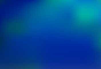 Light BLUE vector glossy bokeh pattern.