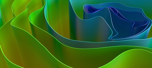 Low poly shapes posters, modern concept