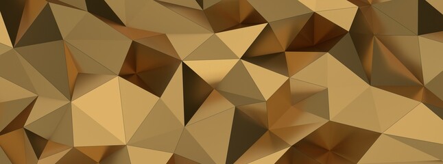 gold Abstract mosaic background, gold polygon background, abstract background