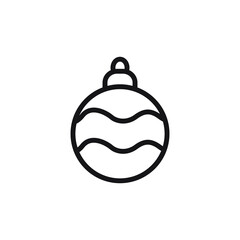 christmas ball icon vector design templates