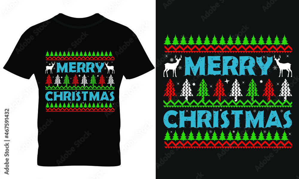 Poster Christmas, Santa, Gift T-shirt design, 2021