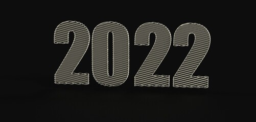 Jahr 2022 in 3D