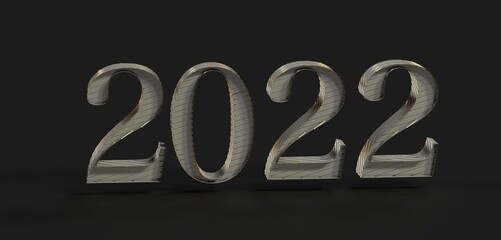 Jahr 2022 in 3D