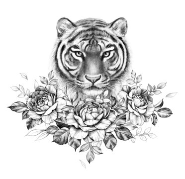 Top 61 Best Tiger Rose Tattoo Ideas  2020 Inspiration Guide  LaptrinhX   News