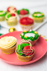 Christmas cupcakes