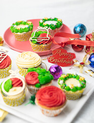Christmas cupcakes