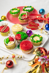 Christmas cupcakes