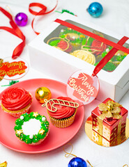 Christmas cupcakes