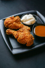 fried chicken drumsticks