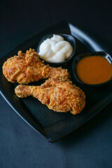 fried chicken drumsticks