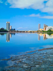 Fototapeta premium view from the river