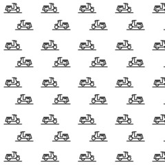 Seamless pattern scooter design