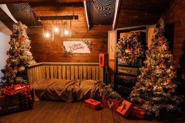Christmas xmas and New Year holidays decoration