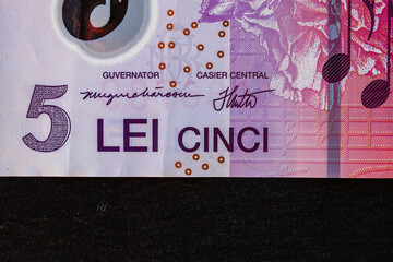 10 euro money banknotes in a black wallet