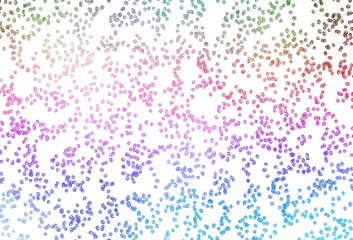 Light Multicolor, Rainbow vector pattern with spheres.