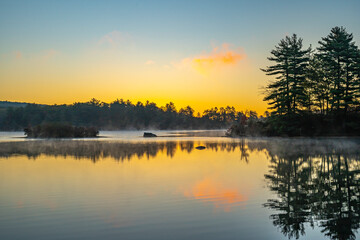 Fototapeta premium Harriman State Park at sunrise