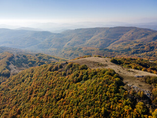 Autumn Landscape of Erul mountain near Golemi peak, Bulgaria