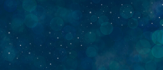 Blue holiday background. Christmas background with snowflake and star