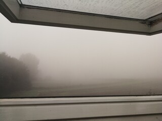 Matin avec brouillard