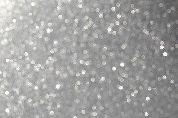 Abstract shiny glitter silver background. P