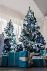 Christmas xmas and New Year holidays decoration on christmas tree