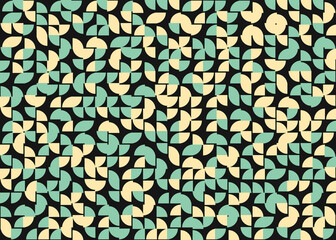 Abstract Geometric Pattern generative computational art illustration