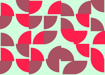 Abstract Geometric Pattern generative computational art illustration