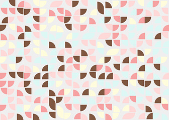 Abstract Geometric Pattern generative computational art illustration