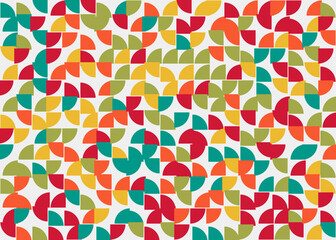 Abstract Geometric Pattern generative computational art illustration