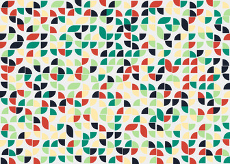 Abstract Geometric Pattern generative computational art illustration