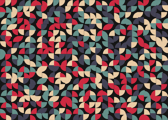 Abstract Geometric Pattern generative computational art illustration