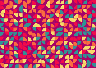 Abstract Geometric Pattern generative computational art illustration