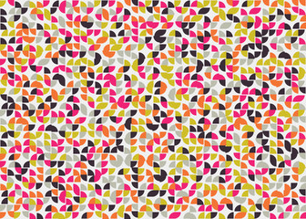 Abstract Geometric Pattern generative computational art illustration