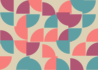 Abstract Geometric Pattern generative computational art illustration