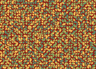 Abstract Geometric Pattern generative computational art illustration