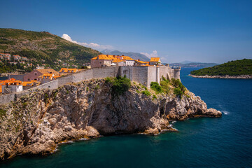 Fototapeta na wymiar The walls of Dubrovnik, Croatia
