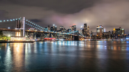 New York City Skyline at Night